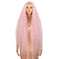 Style Icon 41ft Lace Front Long Wavy Wig - Pink15 Rebecca