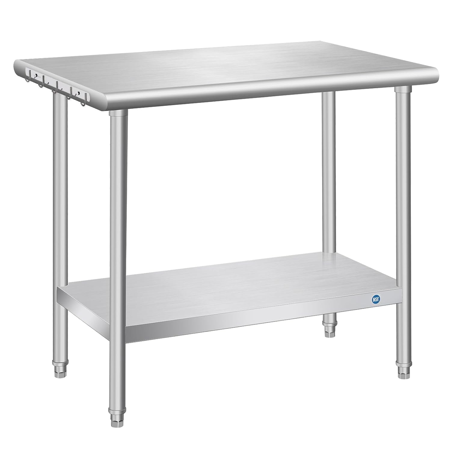 Stainless Steel Table 36 x 24 Inch for Kitchen Prep Needs