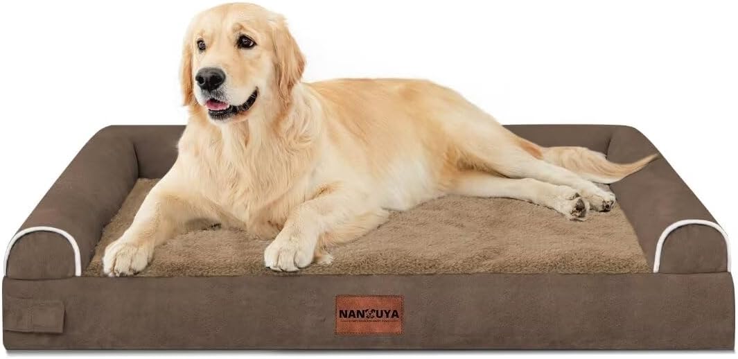 Large Dog Bed Orthopedic Washable for Big Dogs with Comfort