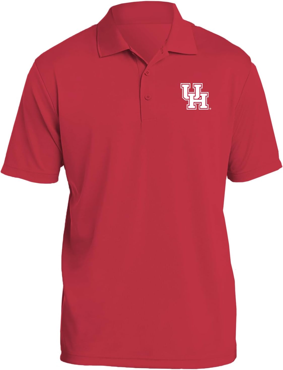 NCAA Primary Logo Team Color Polo for Houston Fans and Alumni