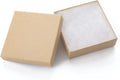 GEFTOL Jewelry Gift Boxes 96 Pack 3.5x3.5x1 in - Sturdy Kraft Storage