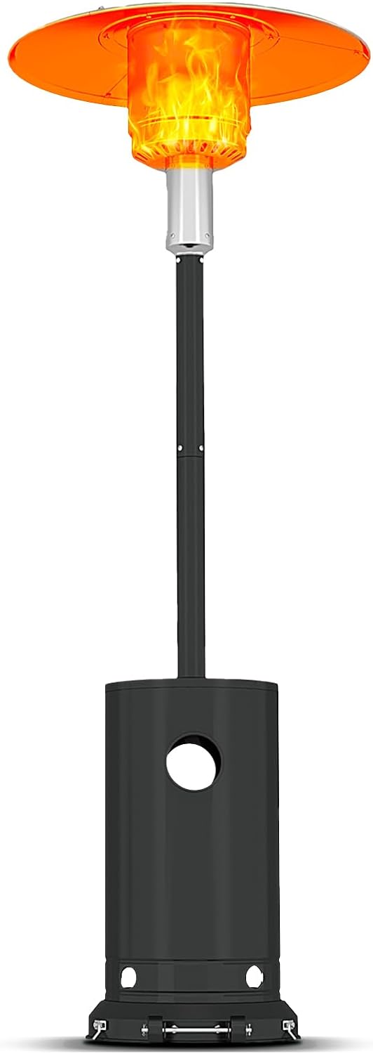 Portable Stainless Steel Patio Heater - 48,000 BTU