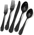 KINGSTONE 20 Piece Teardrop Silverware Set for 4 - Modern 18/10