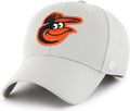 MLB Gray Team Logo MVP Adjustable Baseball Cap - Classic Fit