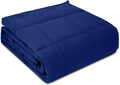 Weighted Blanket Queen Size Navy Blue for Cozy Comfort