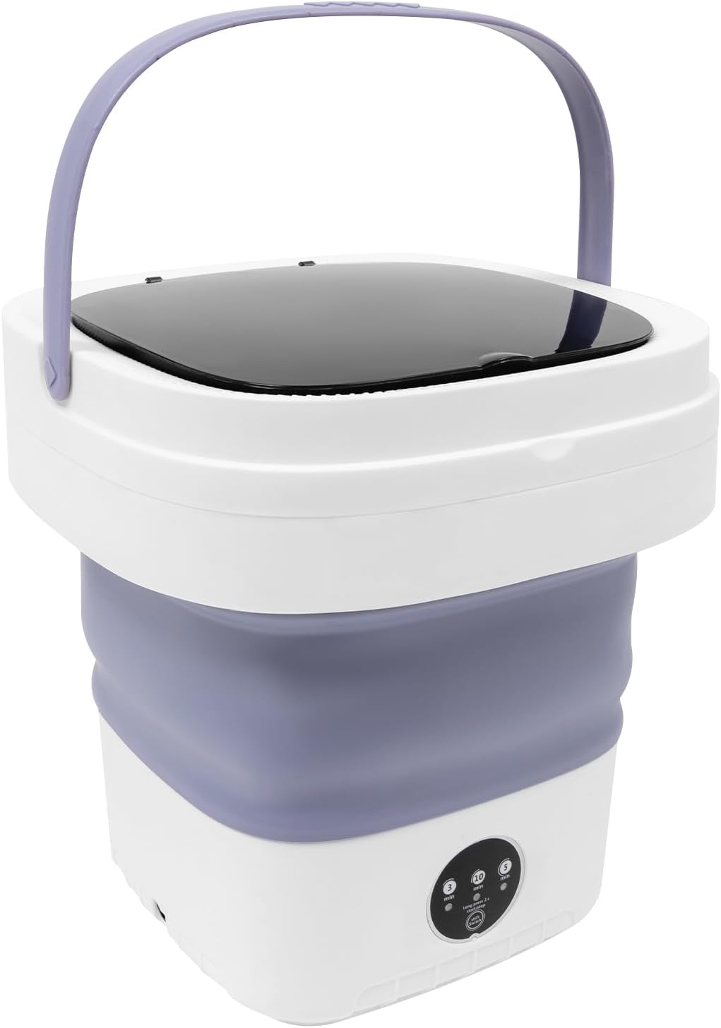 Portable Mini Washing Machine - 12L Foldable Washer for On-the-Go Cleanliness!
