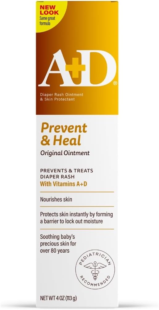 A+D Diaper Rash Ointment: Prevents & Heals, Moisturizing Skin Care
