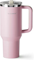 Easy Clean Pro Tumbler 40 oz Water Bottle with Handle SILICANICE