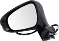TRQ Driver Side Mirror Paint to Match Manual Folding - Direct Fit