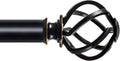 KAMANINA 72-144 Heavy Duty Curtain Rod
