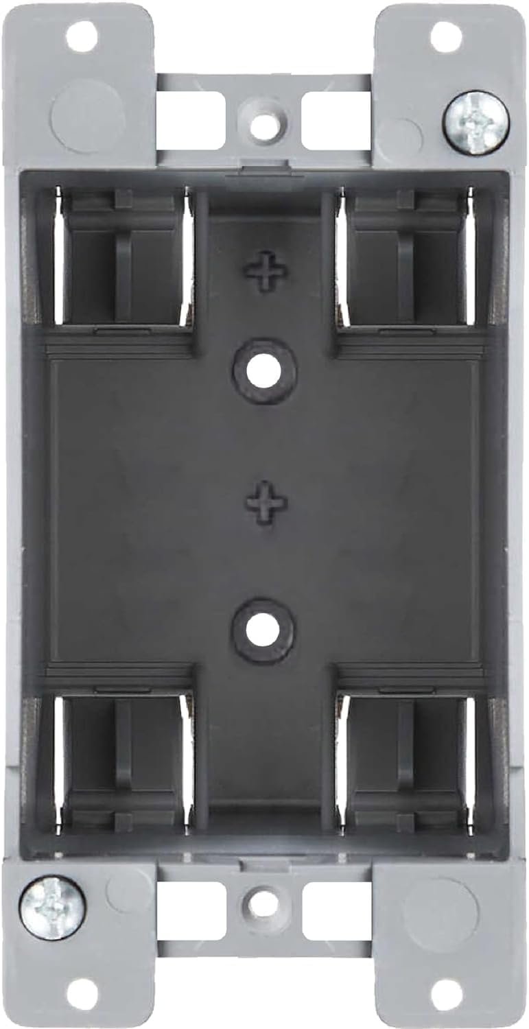 1-Gang PVC Old Work Electrical Outlet Box for Home Improvement
