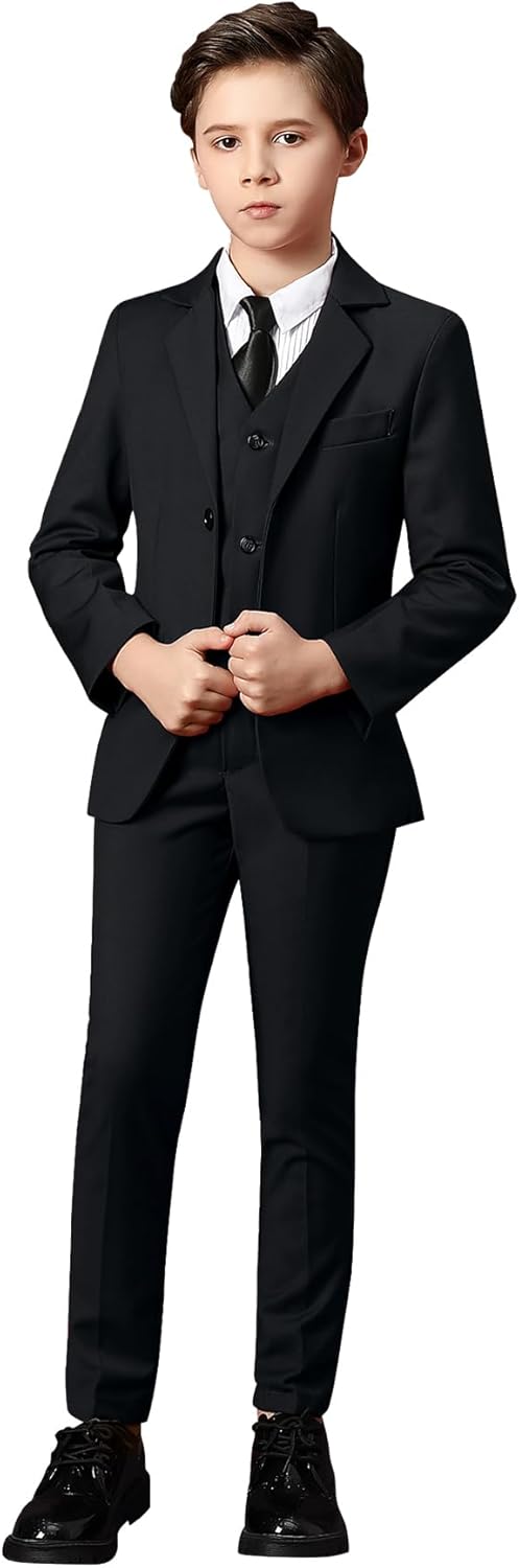 Yanlu Boys Suits Set for Toddler Kids Formal Dresswear 4T
