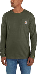 Men's Force Relaxed Fit Midweight Long-Sleeve Pocket Tee - Cool