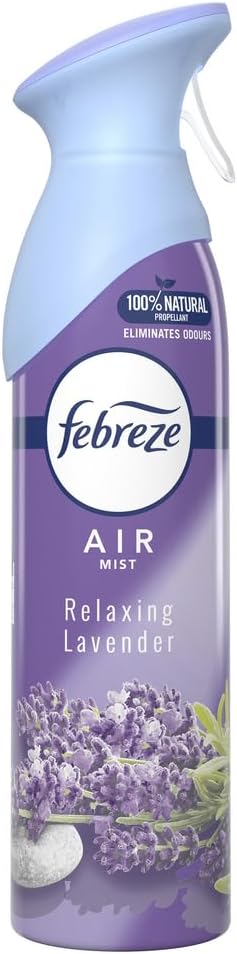 Febreze Lavender Air Freshener Spray - Pack of 6 for Freshness