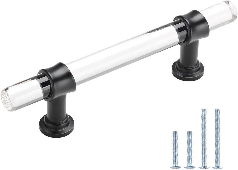Acrylic Pull Handle Set of 100 for Stylish Cabinet Upgrades