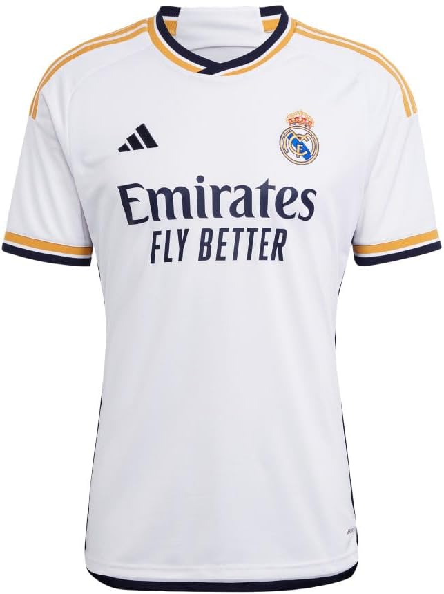 adidas Men's Real Madrid 23/24 Home Jersey - Lightweight and Stylish