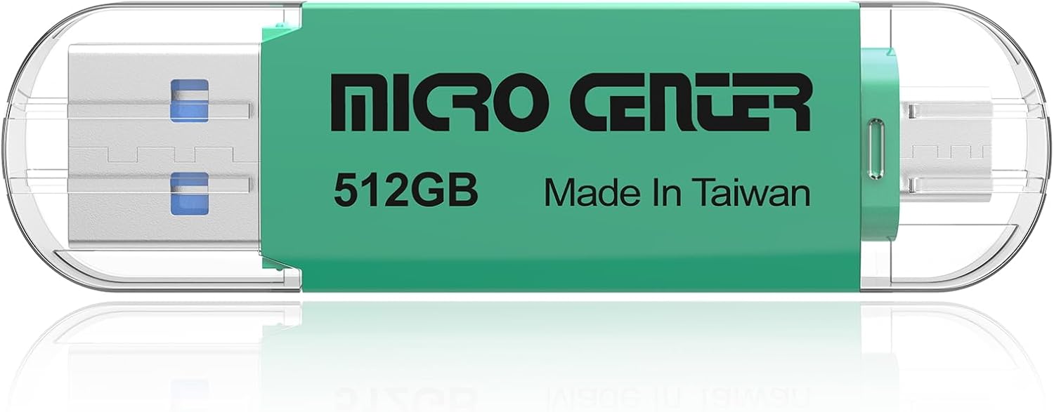 Micro Center Super Speed 2-in-1 512GB Dual Drive for All Devices