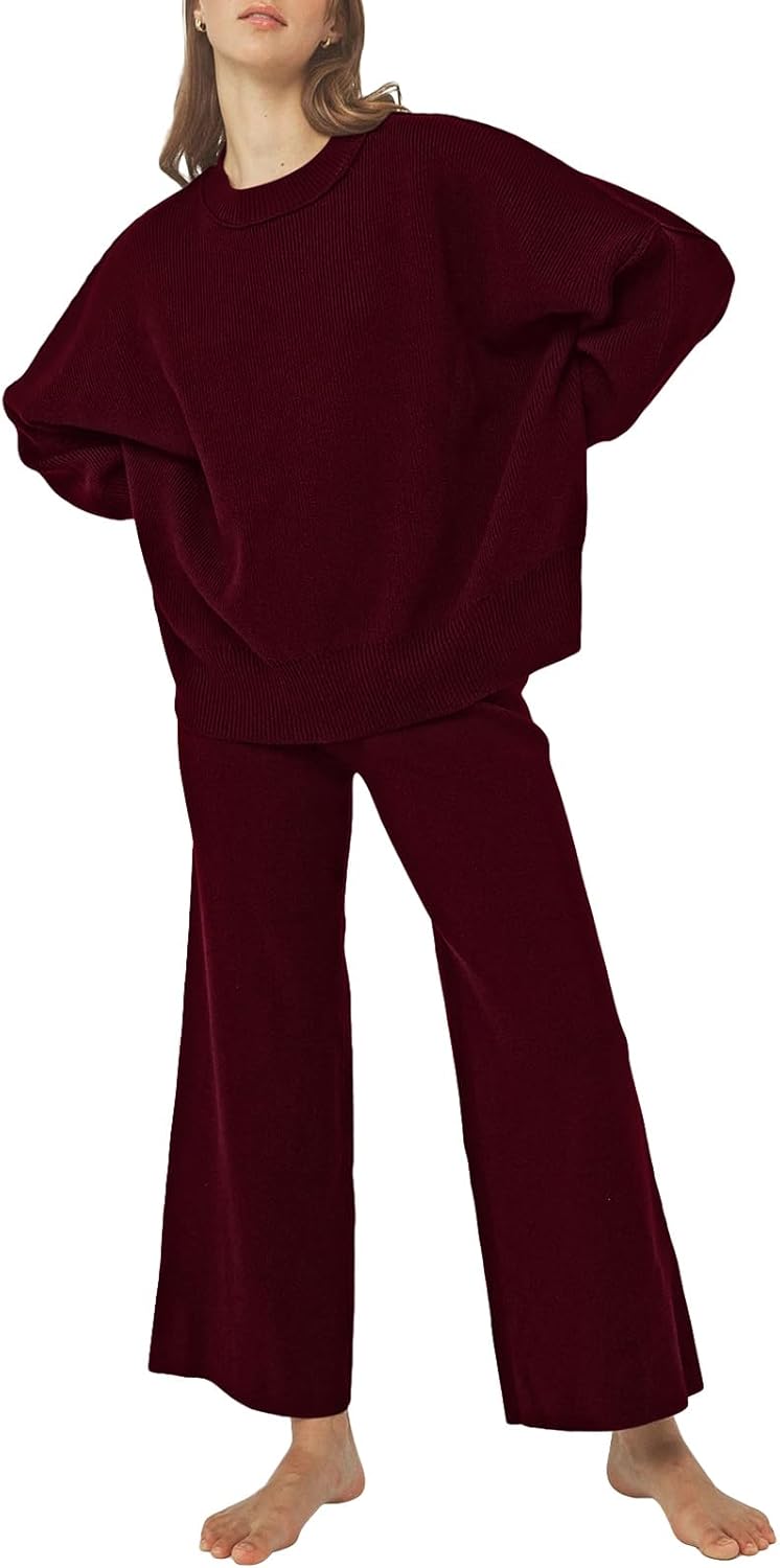 Pink Queen Women's 2 Piece Outfits for Cozy Casual Style