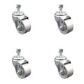 Service Caster Semi Steel Cast Iron Swivel Threaded Stem Casters