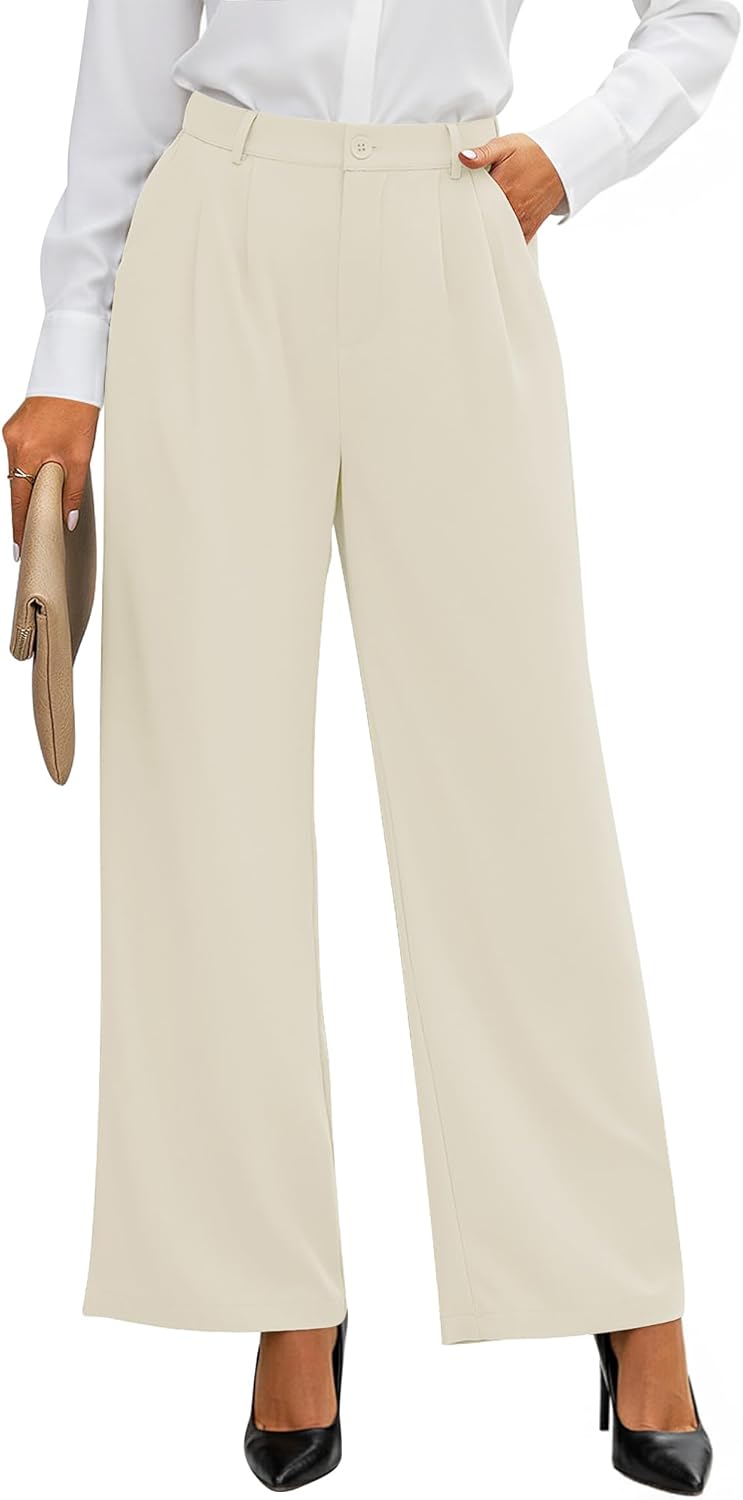 GRAPENT Wide Leg Pants for Women: Stylish High Waisted Trousers