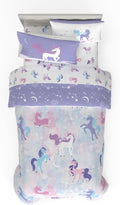 Franco Morning Bird Unicorns Astrology Kids Bedding Set for Twin