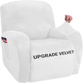 ZNSAYOTX Stretch Velvet Recliner Cover for Ultimate Comfort