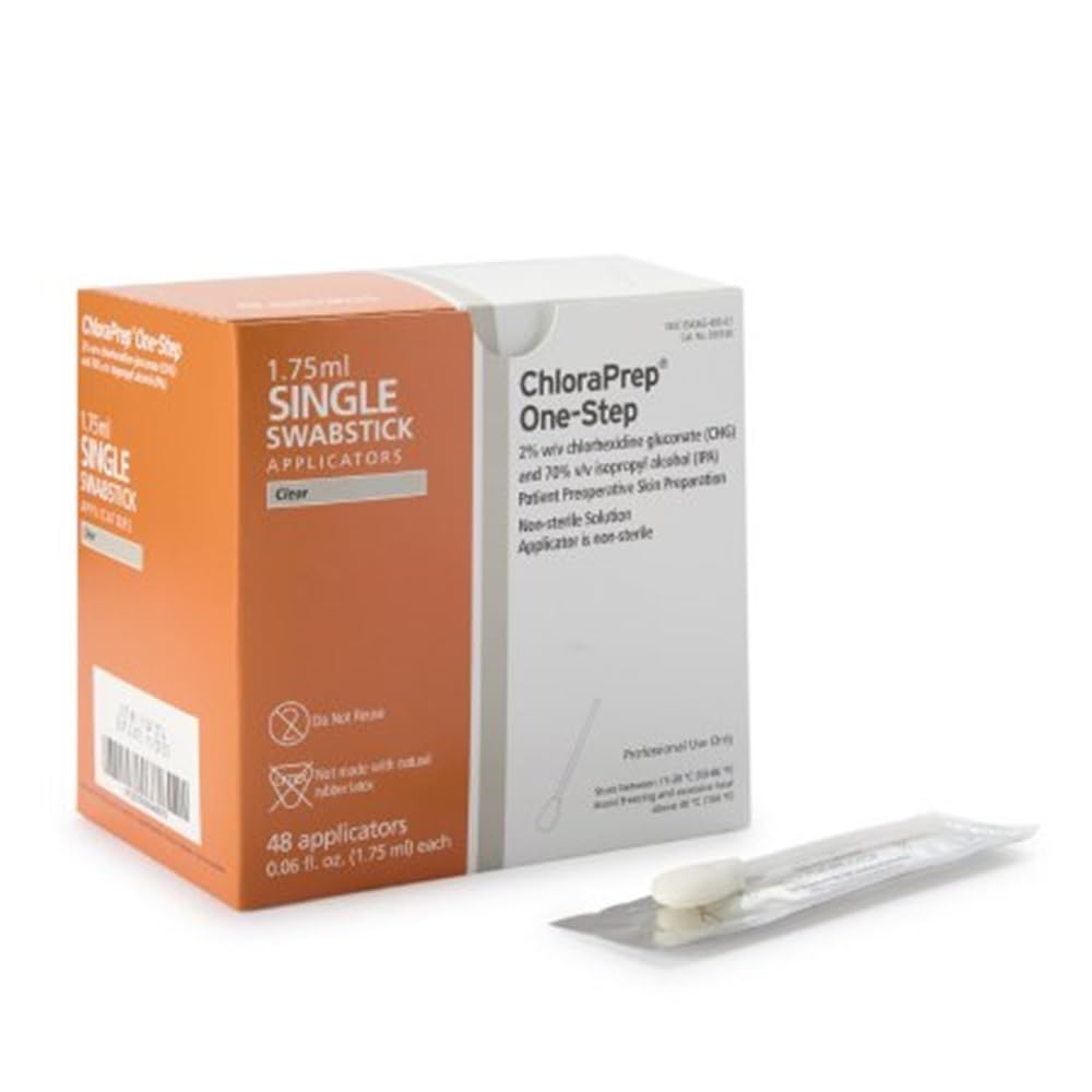 Chloraprep 1.75ml Swabstick Applicator for Effective Antisepsis