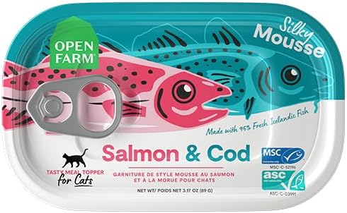 Open Farm Canned Cat Food Topper with Silky Mousse Texture
