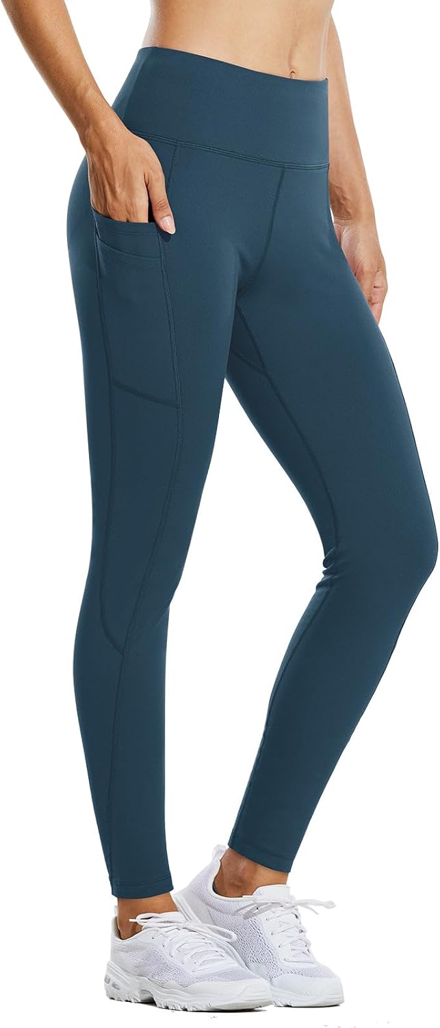 Fleece Lined Leggings for Women - Warm Water Resistant Tights