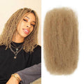 Afro Kinkys Bulk Human Hair 4C Curly 16in Honey Blonde - Natural Blend