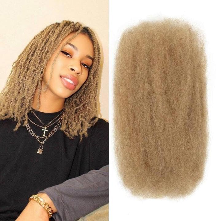 Afro Kinky Bulk Human Hair for Stylish Sister Locs and Twists