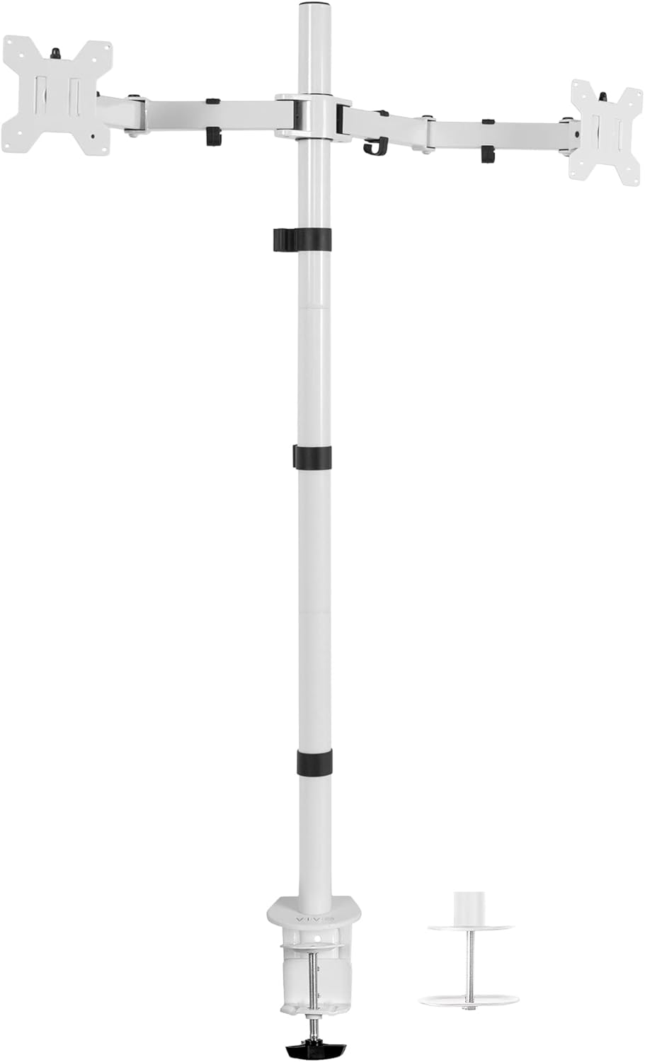VIVO Dual Monitor Stand Up Desk Mount for 13 to 27 inch Screens