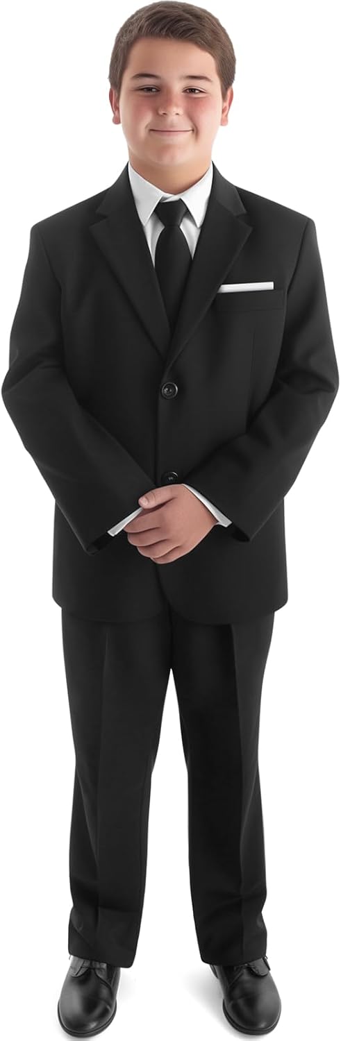 Boys Slim Fit Suits Set for Weddings and Special Occasions