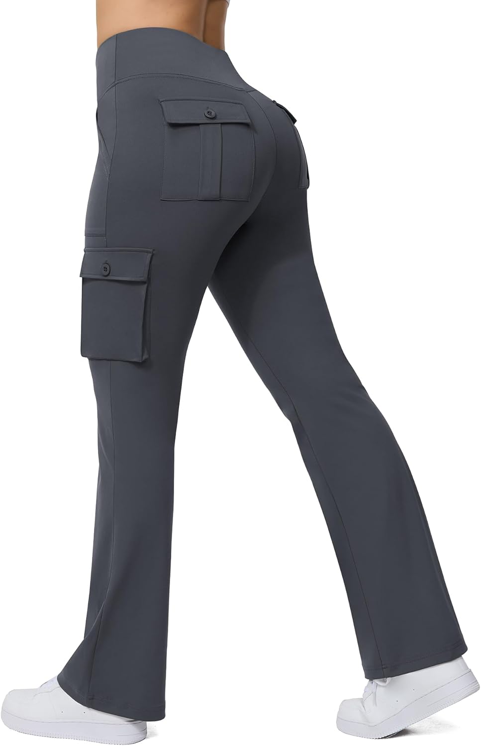 Yoga Flare Leggings for Women High Waisted Cargo Pants