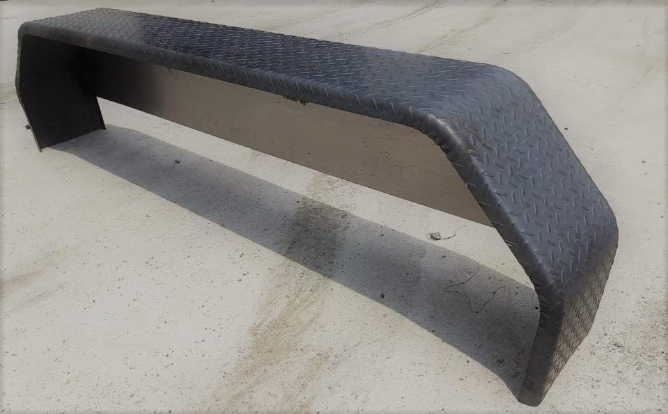 D2E Trailers Tandem Double Break Treadplate Fender 10x72x19