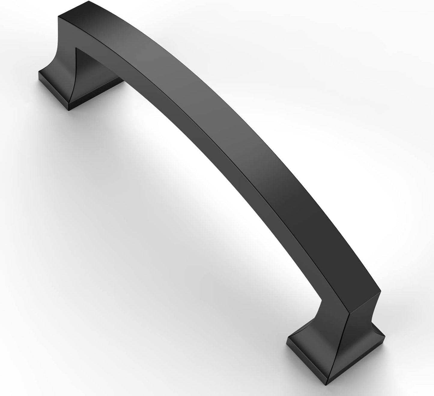 Asidrama 10 Pack 4 Inch Matte Black Cabinet Handles for Home