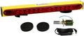 22 Sun Light Wireless Tow Light Bar with 4 Pin Flat Transmitter