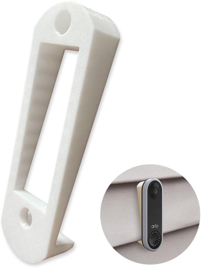Securely Mount Arlo Doorbell with Sactulaz Wedge Kit