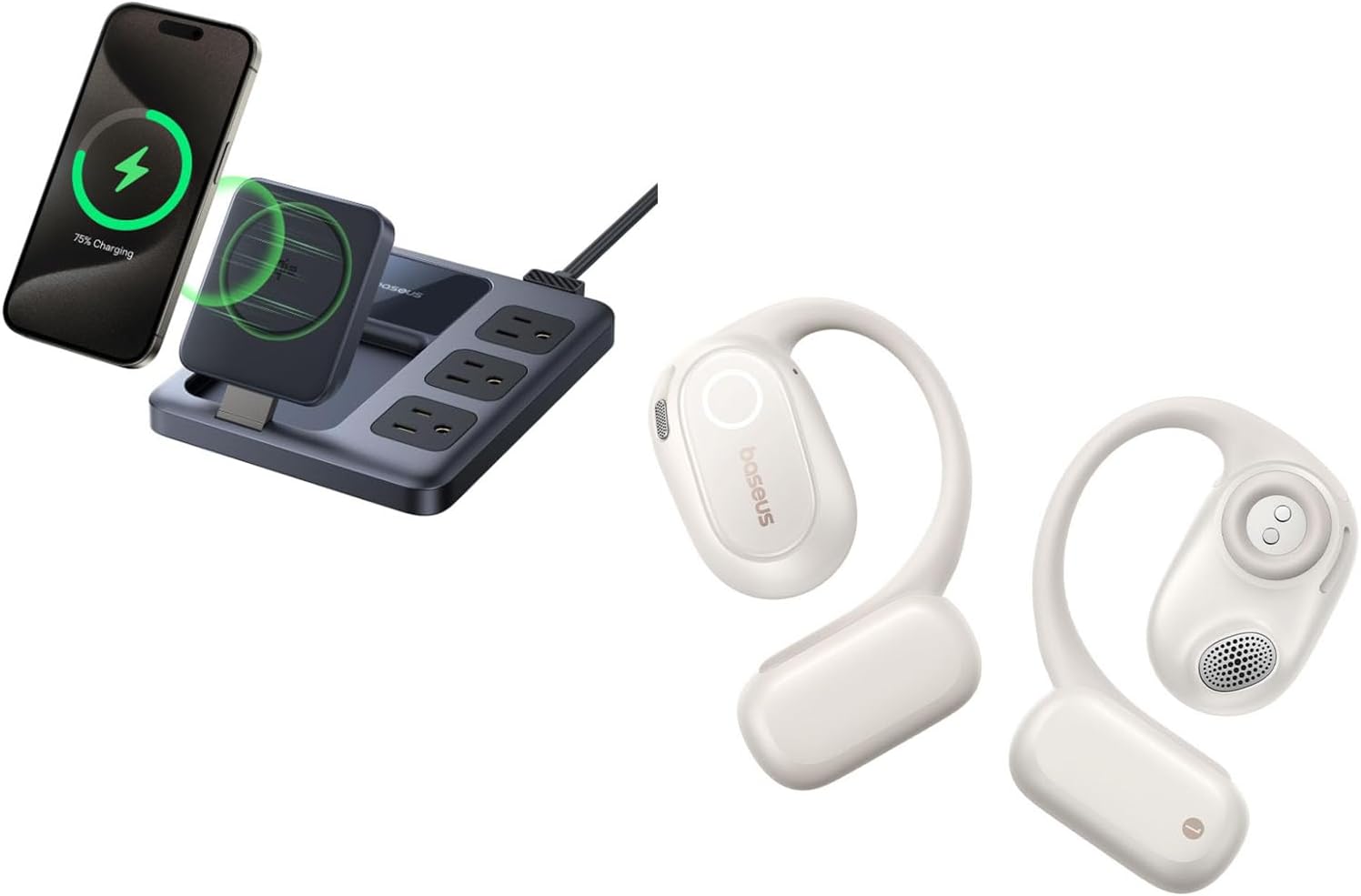 Baseus Magnetic Charging Station with Hi-Res LDAC Audio