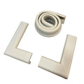 Fireplace Hearth Pad Kit Small - Baby Proofing Foam Bumpers for Edges