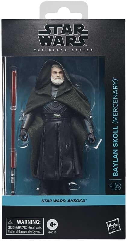 Star Wars Black Series 6in Baylan Skoll & Ahsoka Action Figures