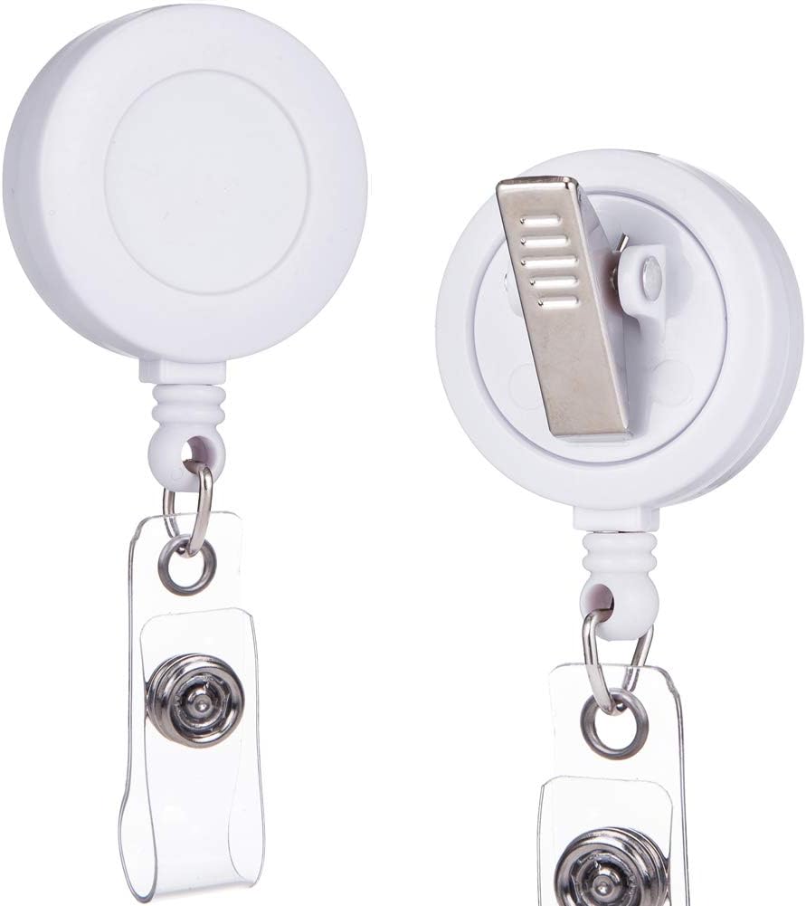 QREEL 100 Pack White Retractable ID Badge Holder Reels Review