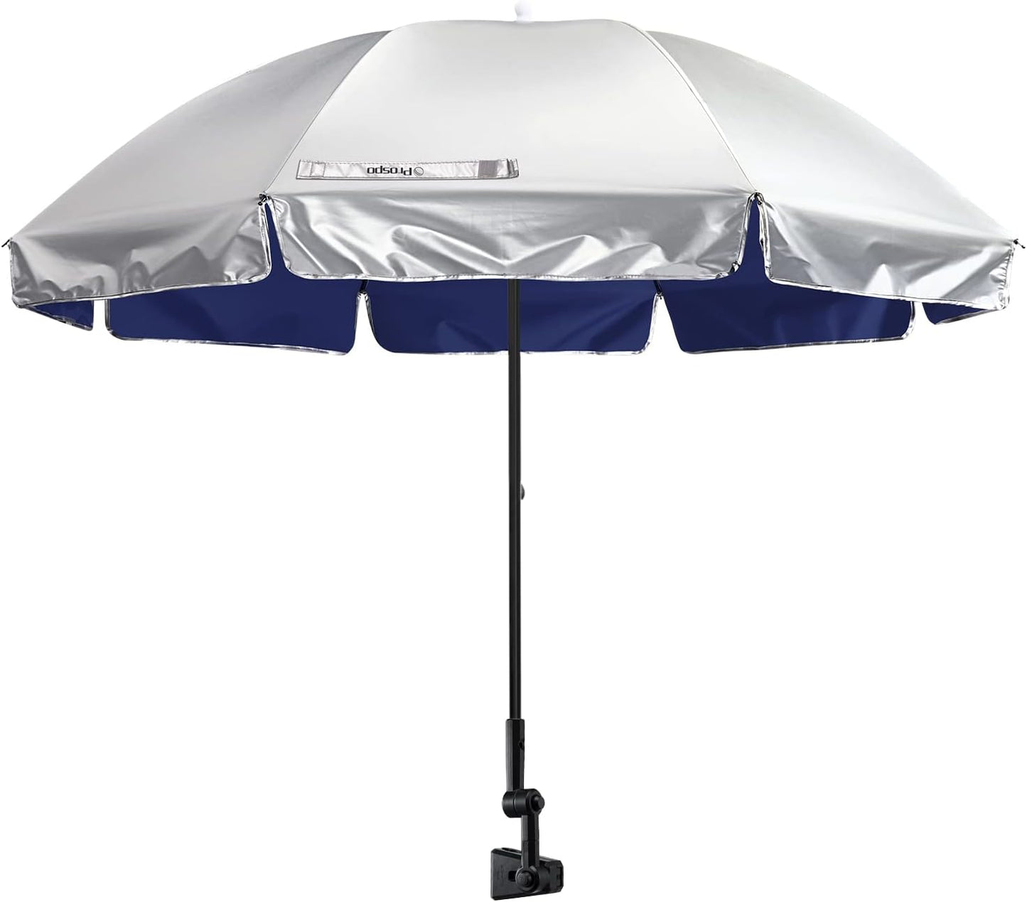 Prospo Beach Chair Umbrella with Adjustable Clamp for Sunshade