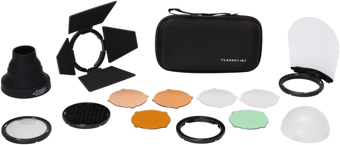 Flashpoint Round Head Flash Accessory Kit for Creative Lighting
