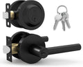 Mega Handles Ronn Entrance Combo Entry Lever and Deadbolt - Matte