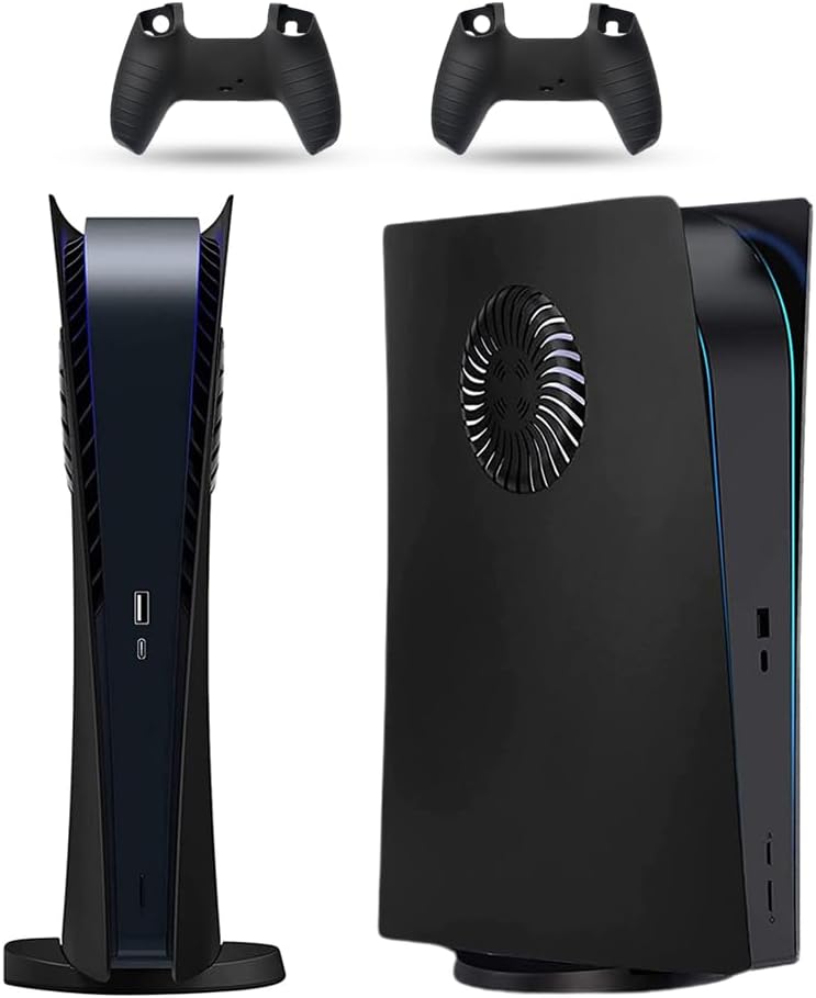 PEYANZ Faceplate for PS5 Digital Edition with Controller Covers