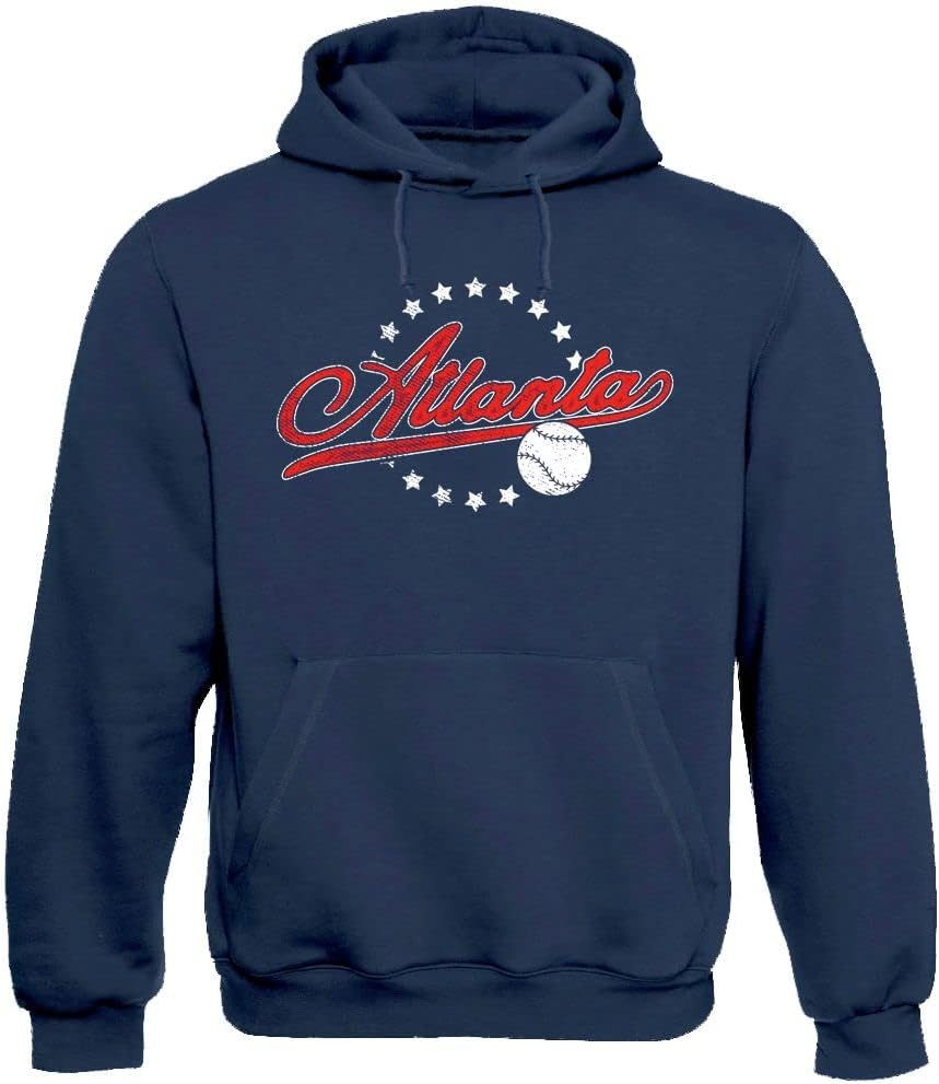 Xtreme Apparrel Team Vintage Style Men's Hoodie for Baseball Fans