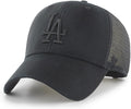 MLB Black Team Logo Flagship MVP Mesh Trucker Snapback - Sleek Fit