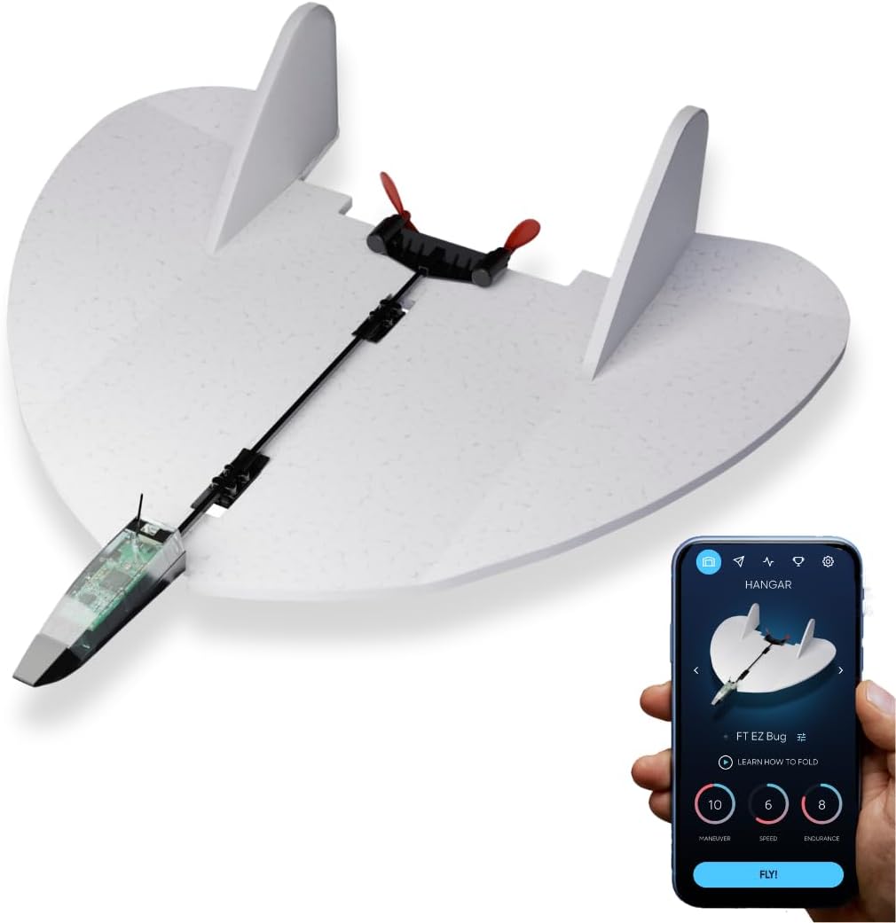 POWERUP 4.0 Smartphone Controlled Paper Airplane Kit for Fun