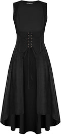 Women's Scarlet Darkness Dress for Authentic Renaissance Looks